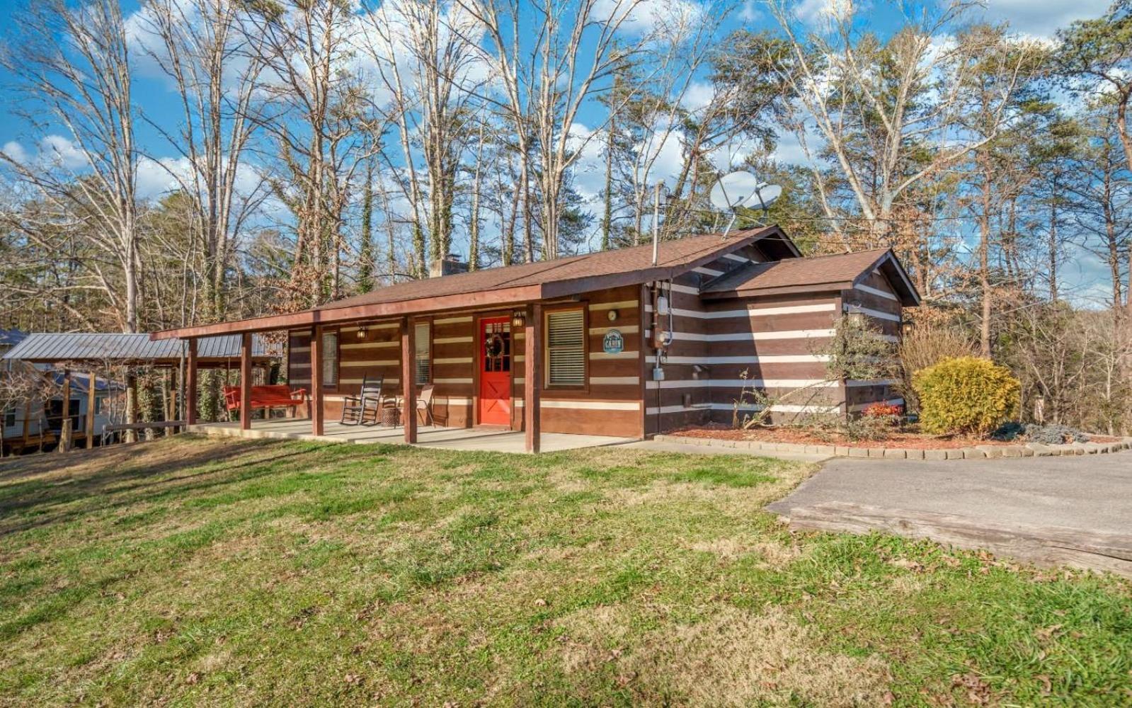 Wooded Bliss Hot Tub Single Level Cabin With No Steps Rocking Chairs And Wooded Views Pigeon Forge Bagian luar foto